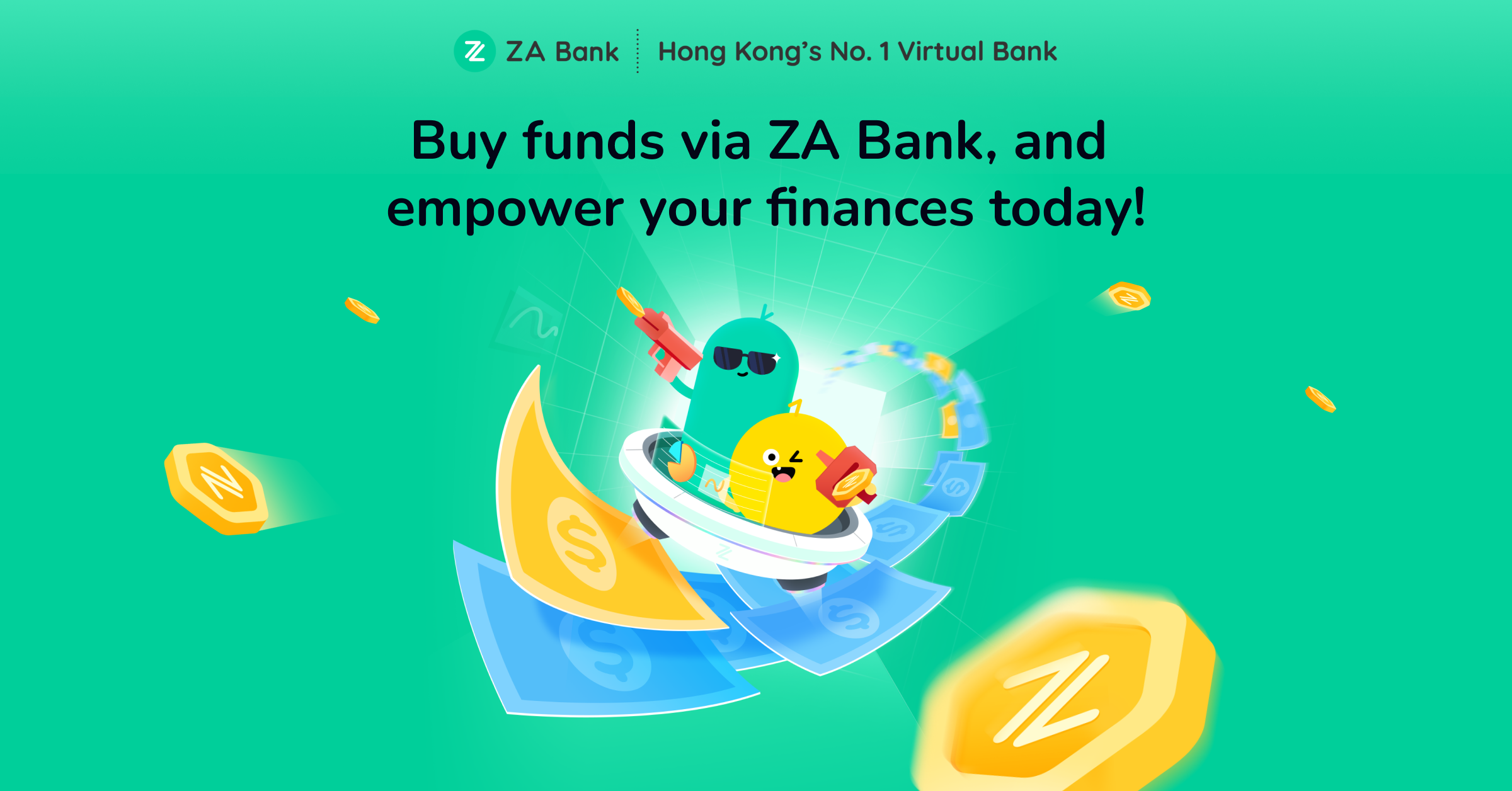 Virtual firm ZA Bank launches investment fund service